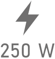 250W
