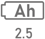 2,5 Ah