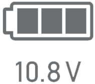 10.8V